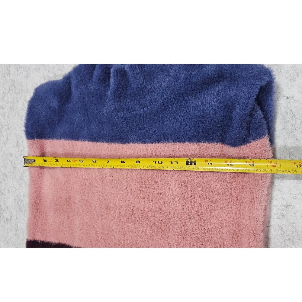 Maeve Colorblock Eyelash Sweater Top Vest, Sleeveless, Fuzzy, Soft, Sz XS - Picture 8 of 9